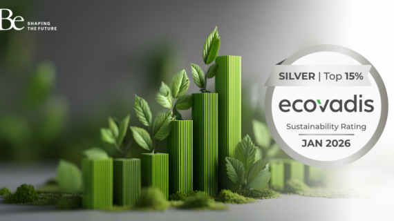 Be Shaping the Future erhält EcoVadis Silbermedaille für Nachhaltigkeit